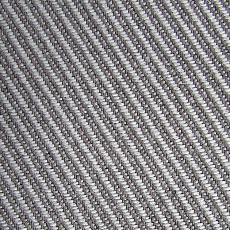 Organic Cotton Textured Twill-Grey