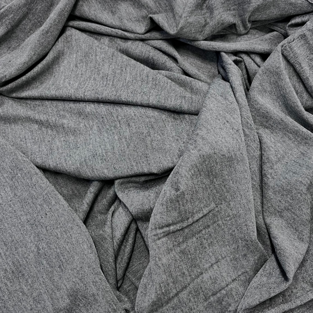 Bamboo Heather Stretch Jersey-Grey [50-99]