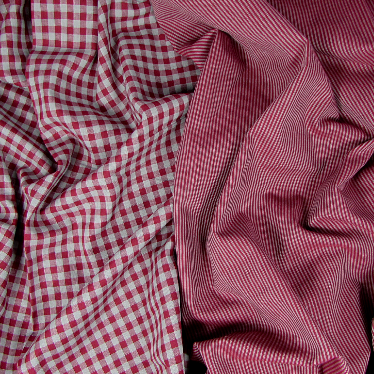 Double Gauze-Red Gingham [300+]