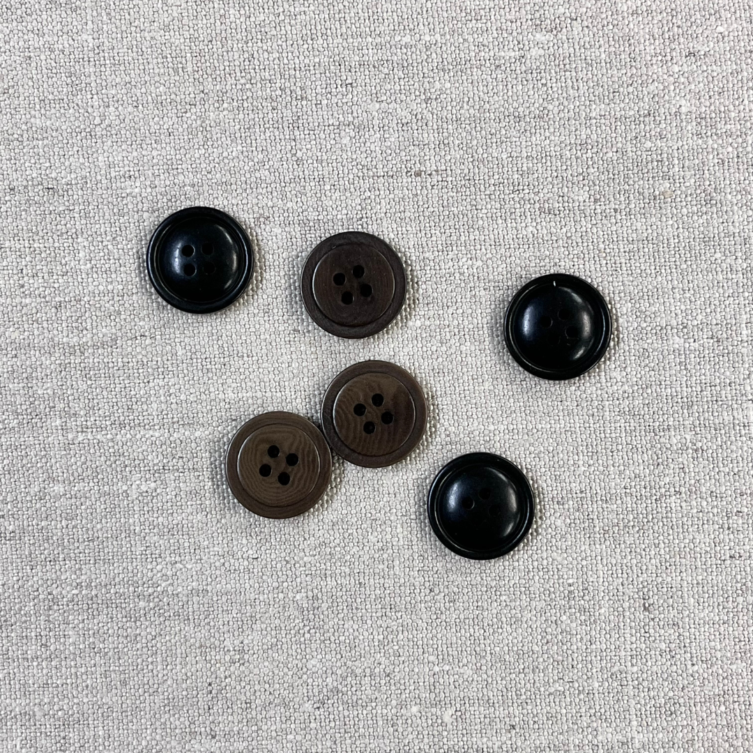 Corozo Buttons - Coffee - 36L – Pickering International